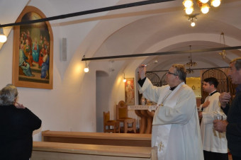 Turnišče: Blagoslov nove podobe v klariškem samostanu