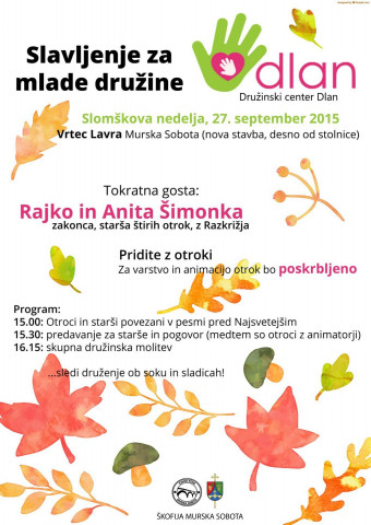 Murska Sobota: Slavljenje za mlade družine 
