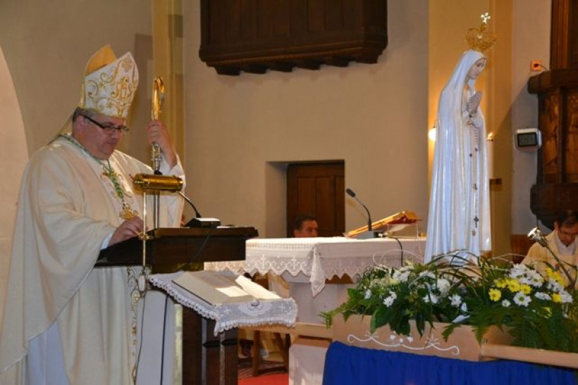 Prihod kipa Fatimske Matere Božje - škofova pridiga 