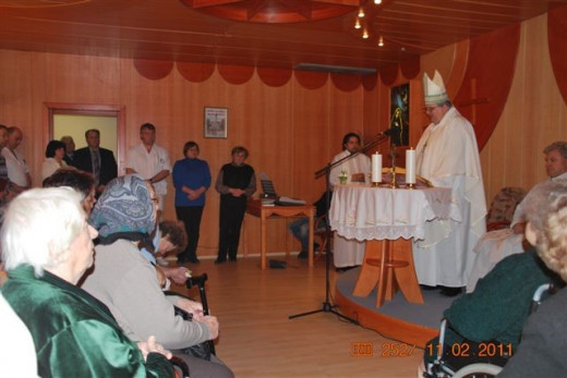 Sv. maša v bolnišnični kapeli