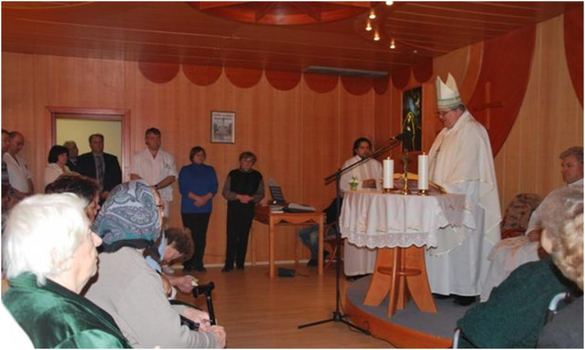 Sv. maša v bolnišnični kapeli