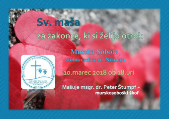 Maša za zakonce, ki si želijo otroka