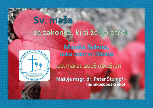 Maša za zakonce, ki si želijo otroka