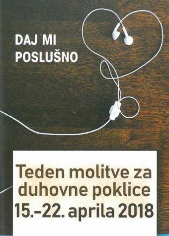 Teden molitve za duhovne poklice