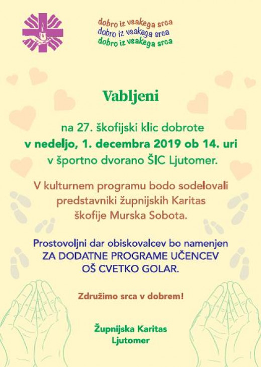 Škofijski klic dobrote