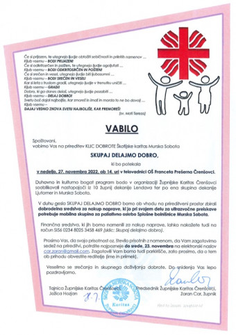 Črensovci - Klic dobrote