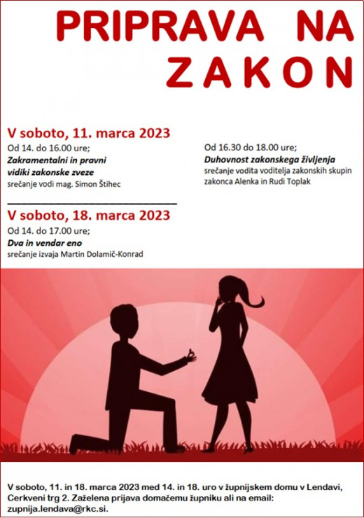 Lendava - Priprava na zakon