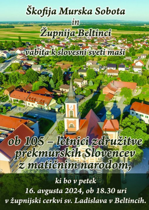 Beltinci - Sv. maša ob 105-letnici