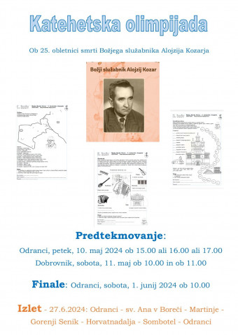 Katehetska olimpijada - predtekmovanje