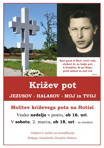 Križev pot na Hotizi