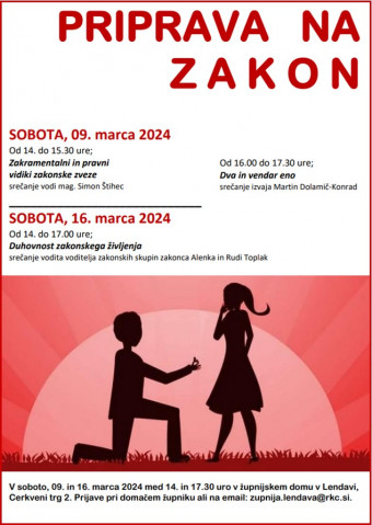 Priprava na zakon - v Lendavi
