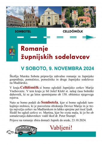 Zahvalno romanje župnijskih sodelavcev