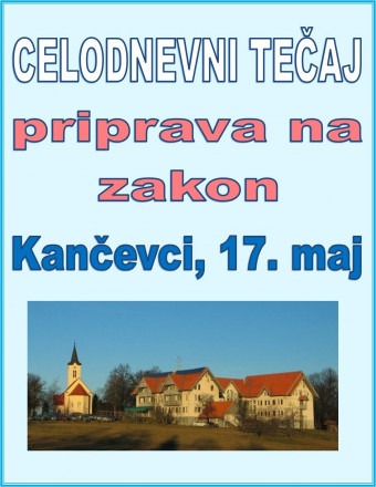 Celodnevni tečaj priprave na zakon