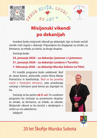Misijonski vikendi po dekanijah
