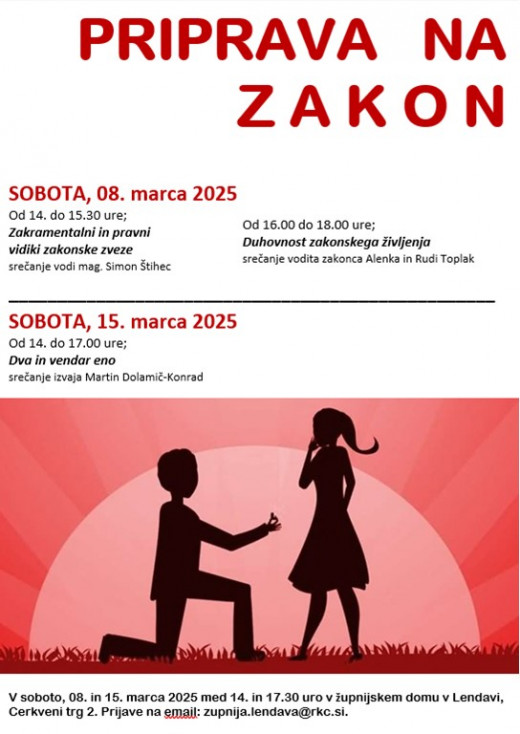 Priprava na zakon 2025 - v Lendavi