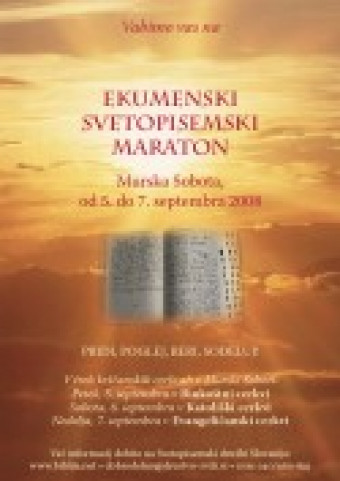 MURSKA SOBOTA - EKUMENSKI SVETOPISEMSKI MARATON