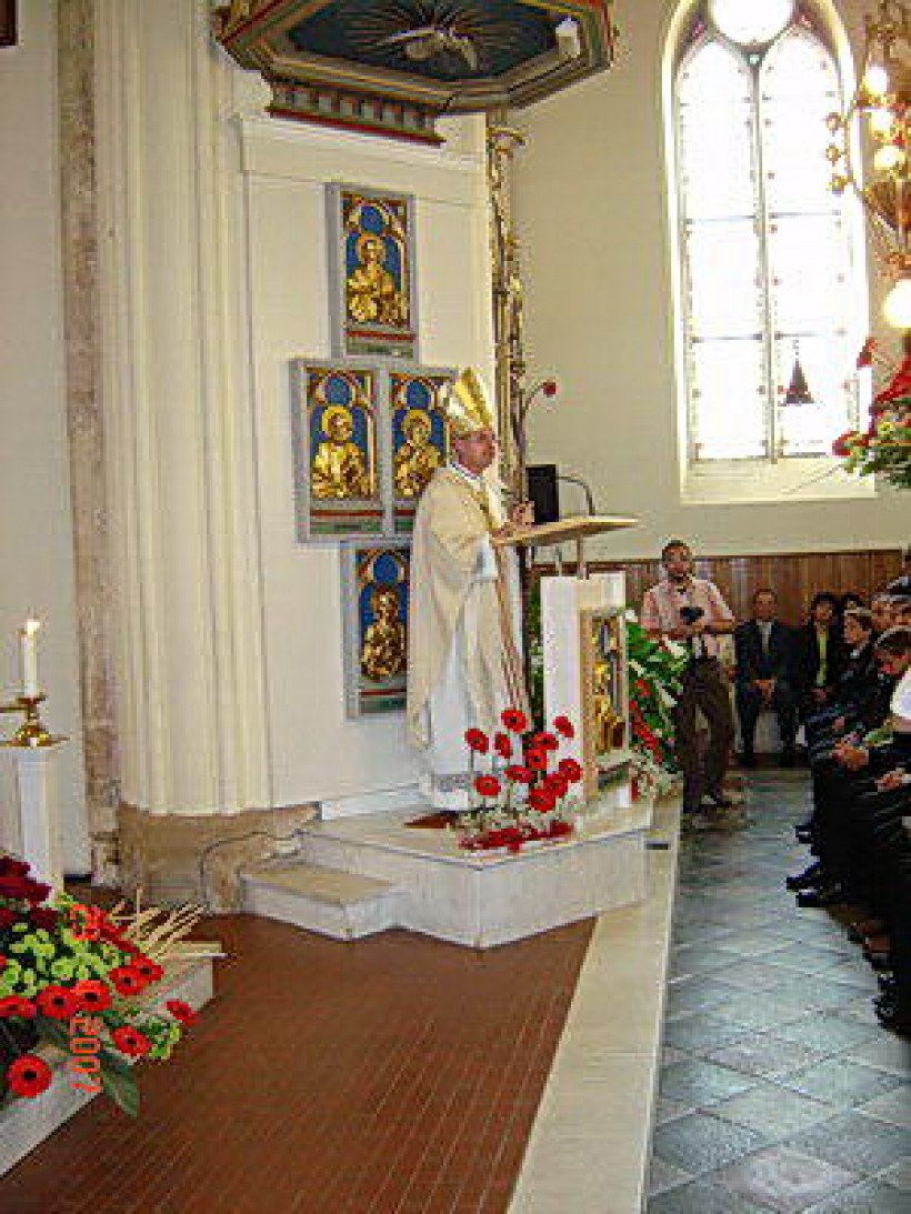 Škofova pridiga - sv. birma v Križevcih
